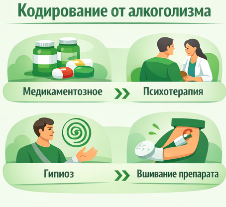 кодирование от алкоголизма в Рыбинске Санати